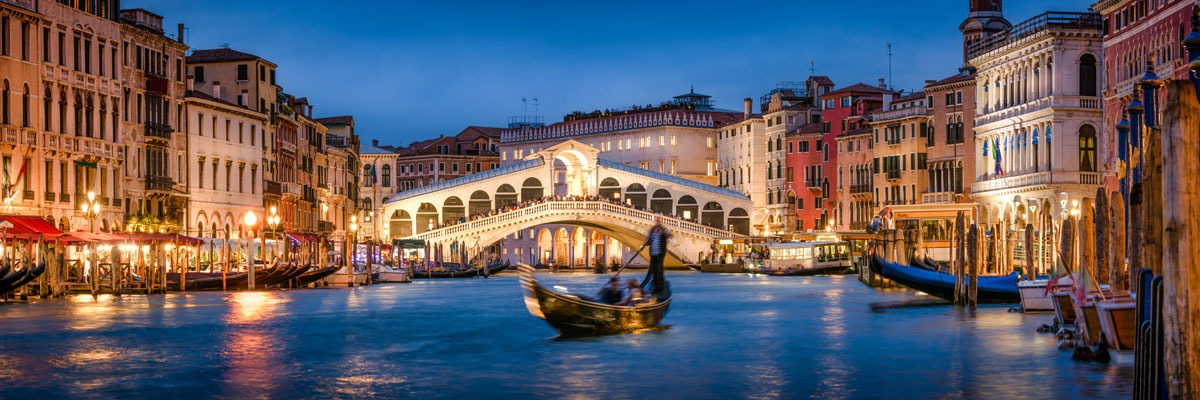 Venice with Rialto Bridge