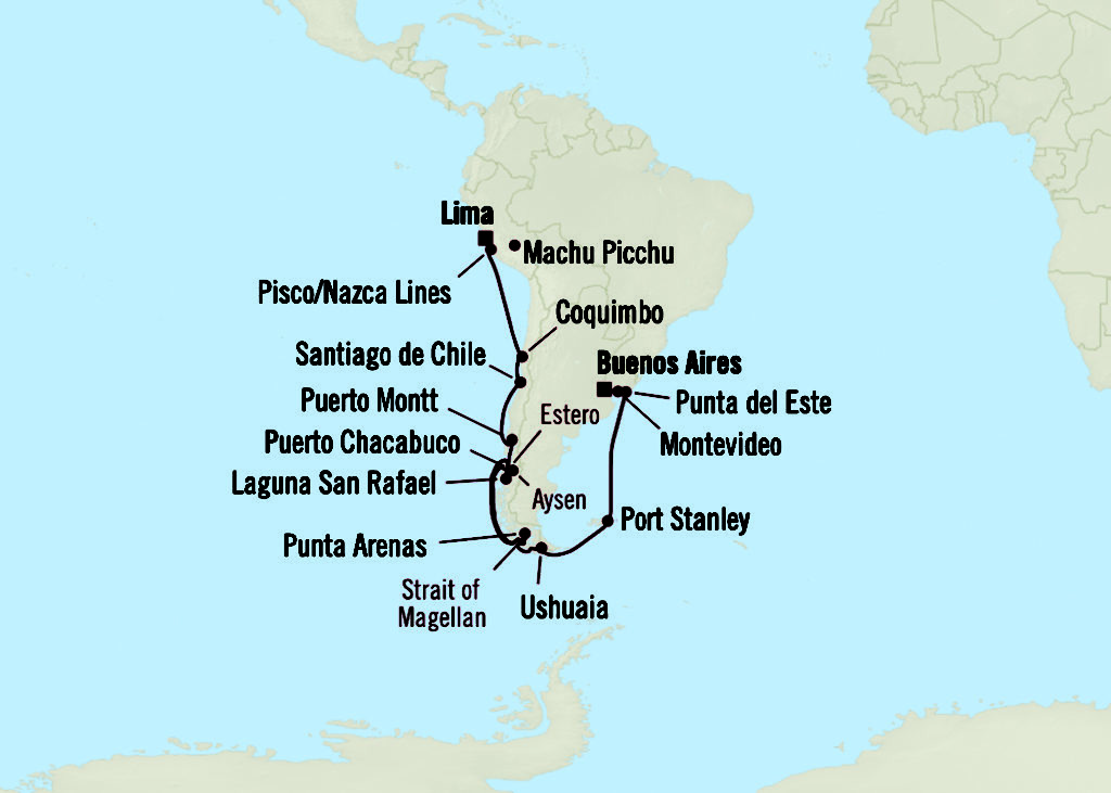 Oceania cruise from Buenos Aires to Lima