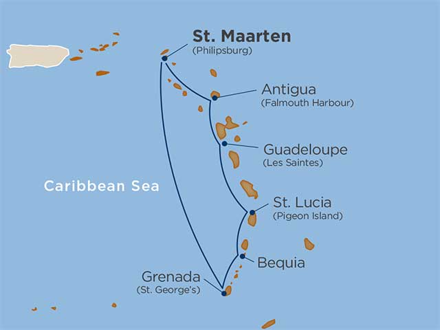 Windstar Cruises St. Maarten to St. Maarten